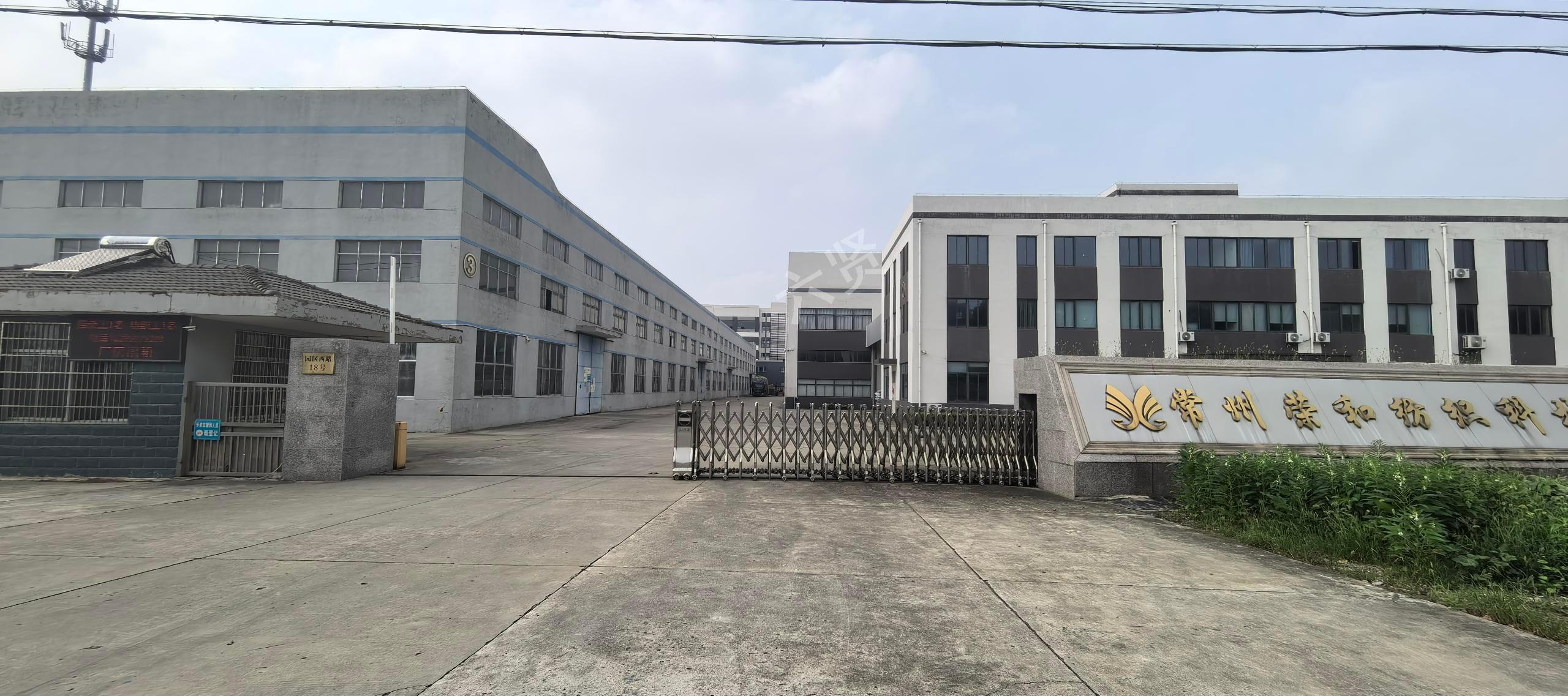 金坛荣和纺织独栋单层行车厂房出租